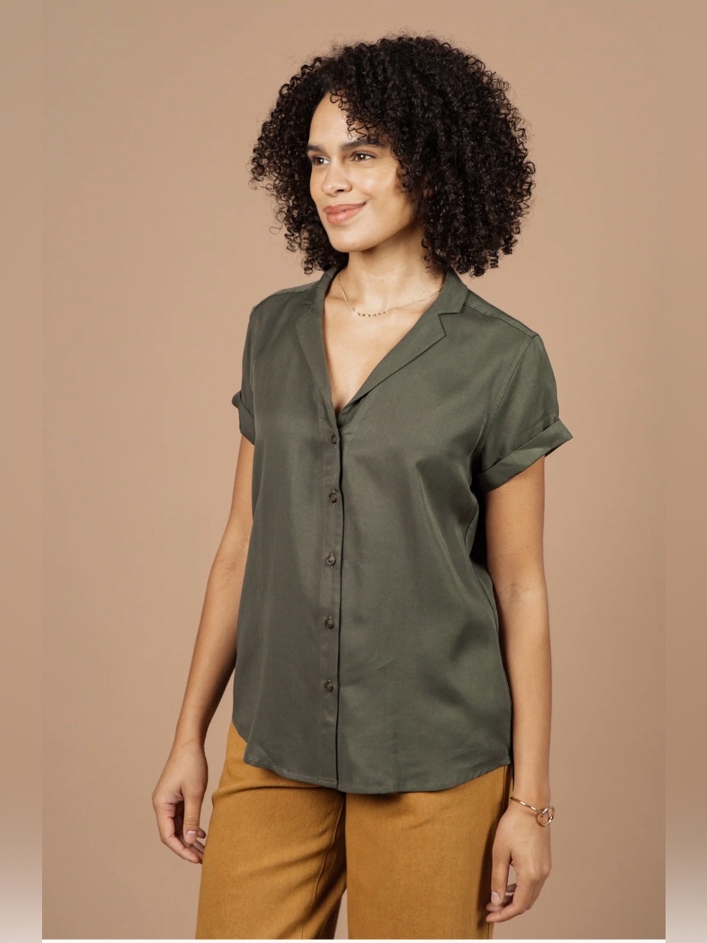 Bridge & Burn - The Innes Shirt - Olive Color